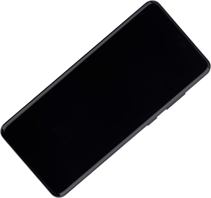 swark Dynamic AMOLED 2X Kompatibel mit Samsung Galaxy S20 Ultra 4G & 5G SM-G988 (Schwarz mit Rahmen)