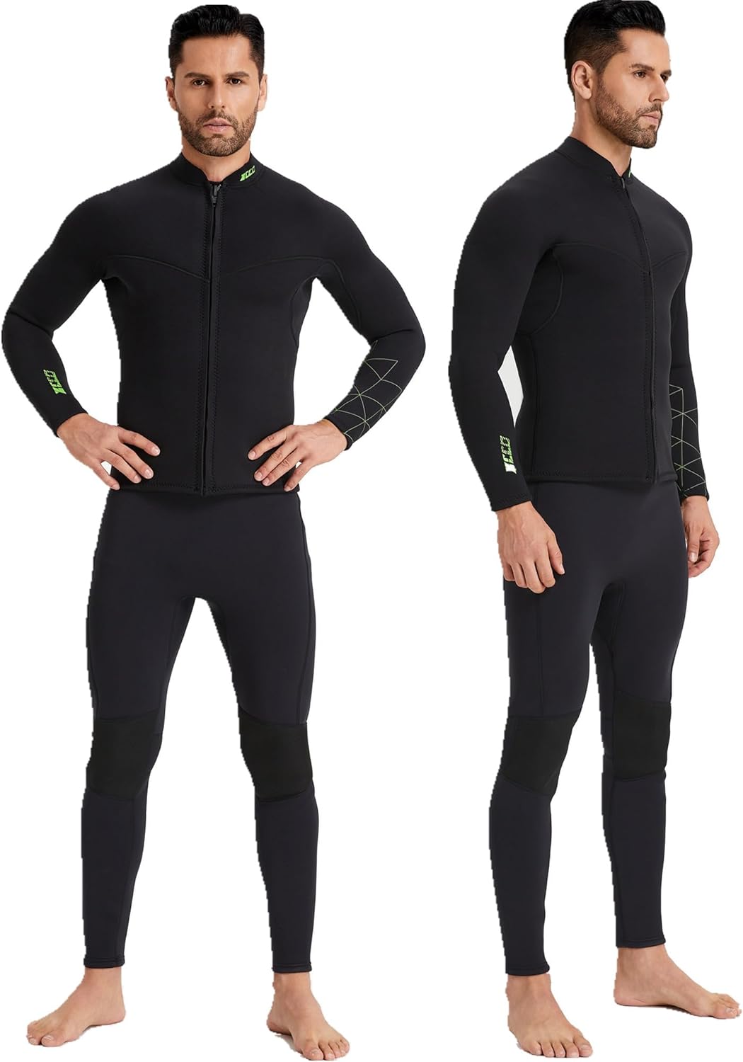 ZCCO Herren und Damen Neoprenhose, 1,5mm/3mmLange Neoprenhose, Tauchhose zum Surfen, Kajakfahren, Sc