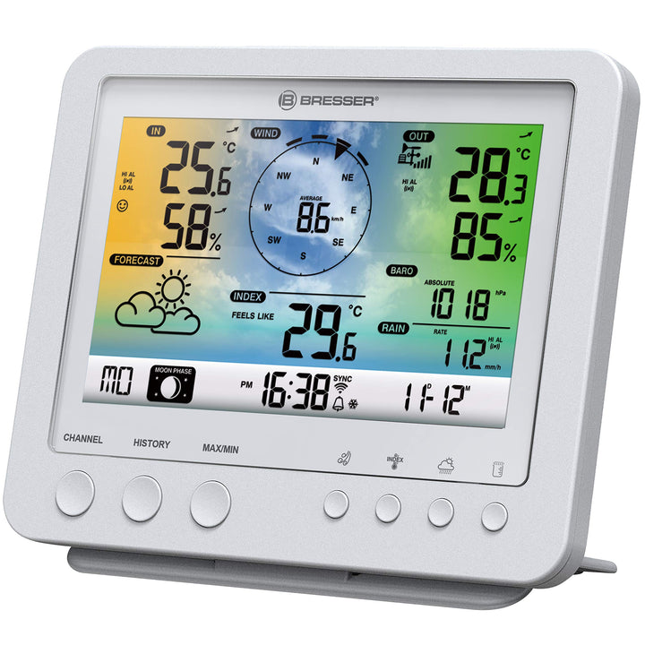Bresser zusätzliche Basisstation für 7002581 Wetter Center weiss
