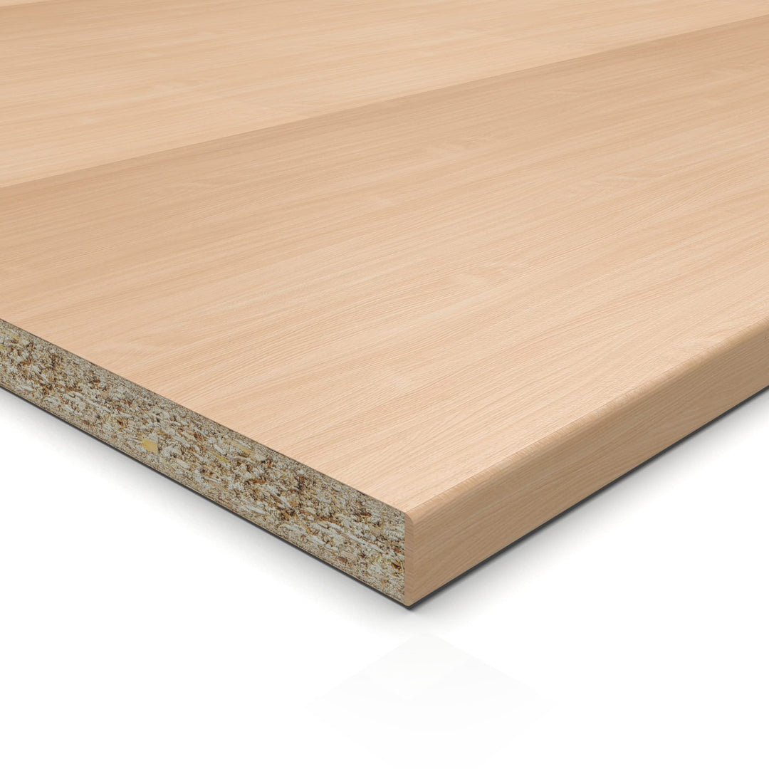 28mm Spanplatte Zuschnitt Buche melaminharzbeschichtet Länge bis 200cm Dekorplatten Zuschnitte mit U