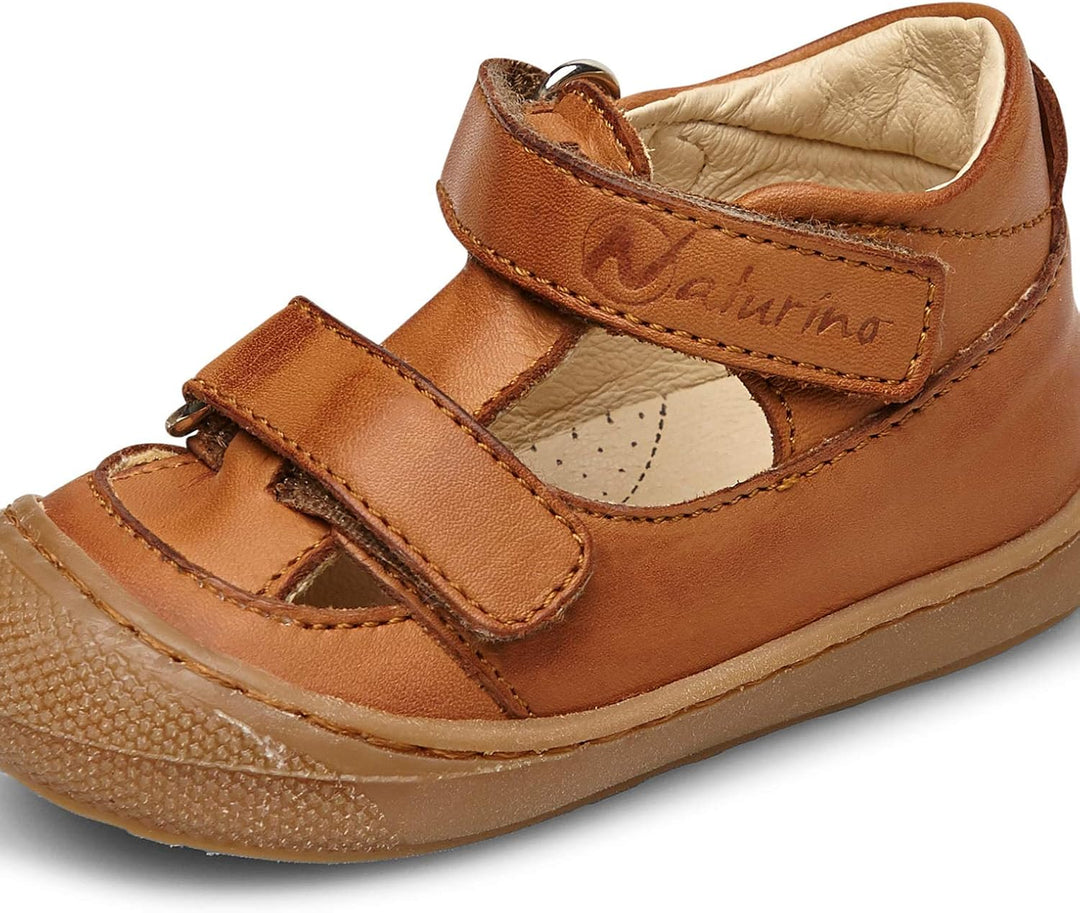 Naturino Halb geschlossene Sandalen 17 EU Cognac, 17 EU Cognac