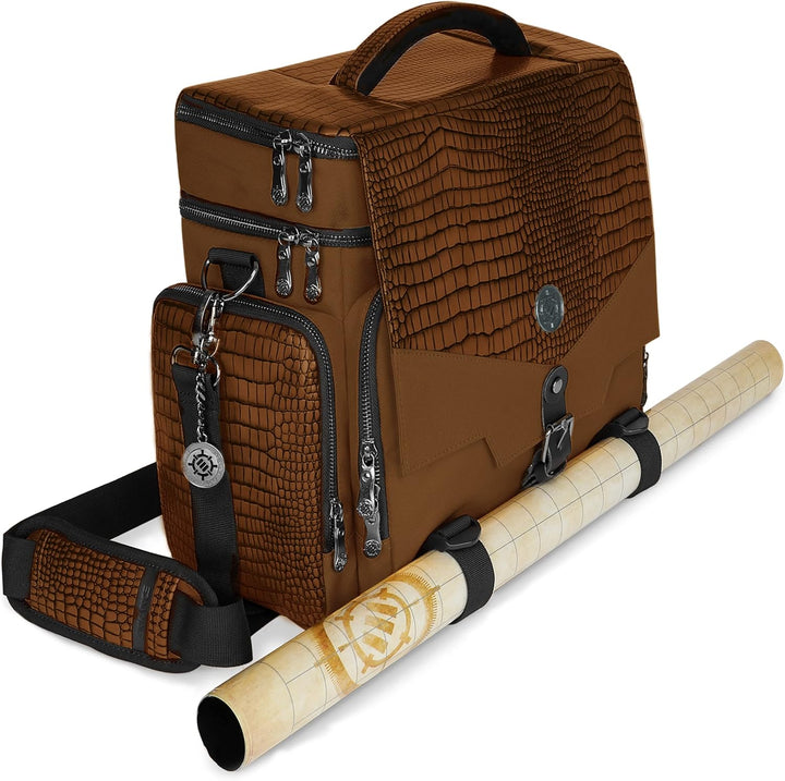 ENHANCE Tabletop RPG-Tasche des Abenteurers, Sammleredition - DND-Tasche mit Tabletop-Miniaturen-Auf