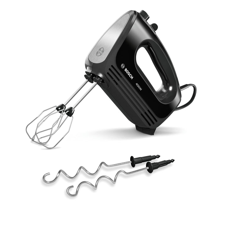 Bosch Hausgeräte Handrührer CleverMixx MFQ2420B, 2 Rührbesen, 2 Edelstahl-Knethaken, spülmaschinenge