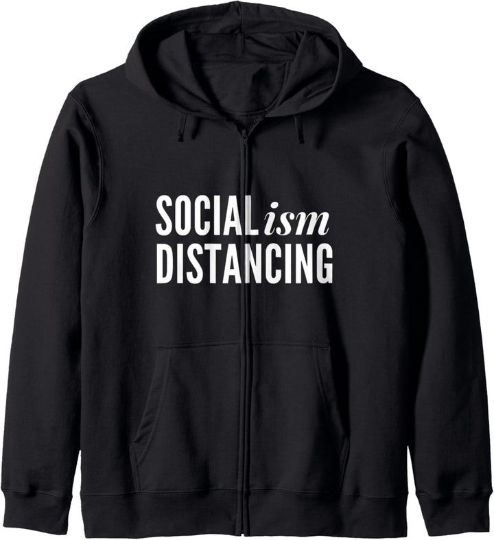 Socialism Distancing Anti Socialism Politik Sozialismus Kapuzenjacke