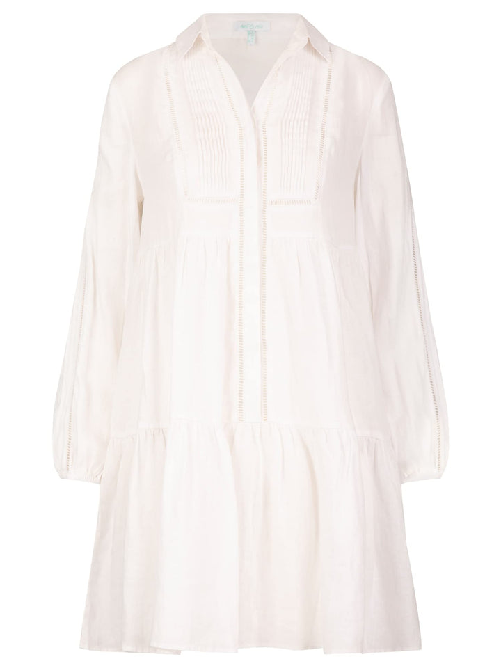 Mint & Mia Damen Webkleid Dress 34 Creme, 34 Creme