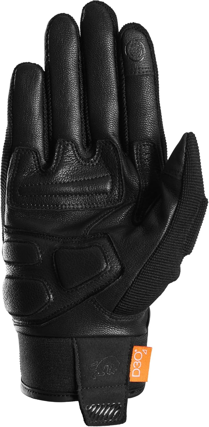 Furygan Jet Lady D3O EVO - Motorradhandschuhe für Damen - 100% Lederhandfläche - Touchscreen-Kompati