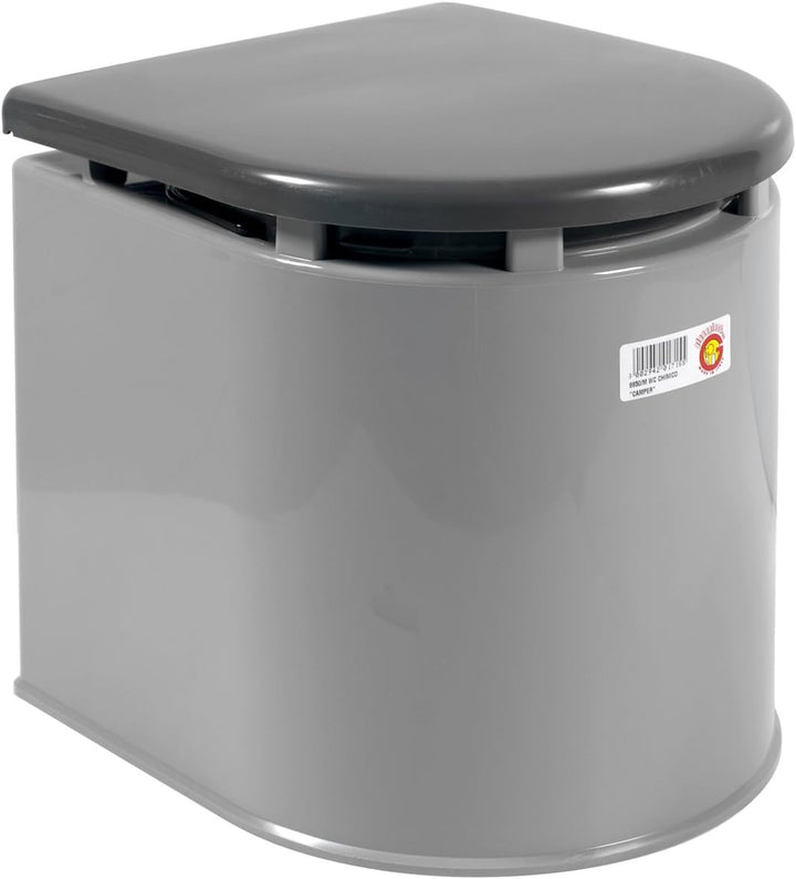 WIMED Giganplast 3573900 Chemisches WC für Camper, Grau, Kunststoff, Grey, Universale