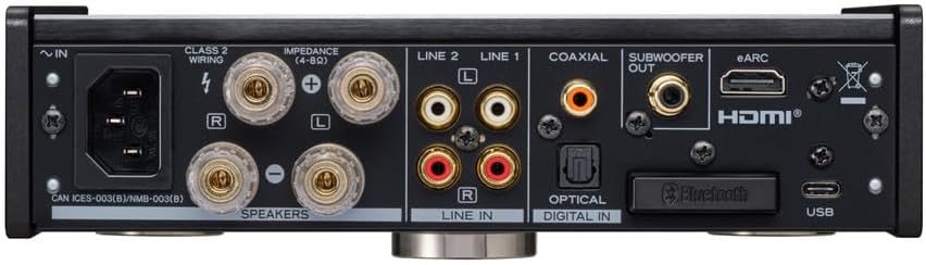 TEAC Reference AI-303 Hi-Res USB DAC Stereo-Vollverstärker mit Hypex Ncore Technologie, Bluetooth un