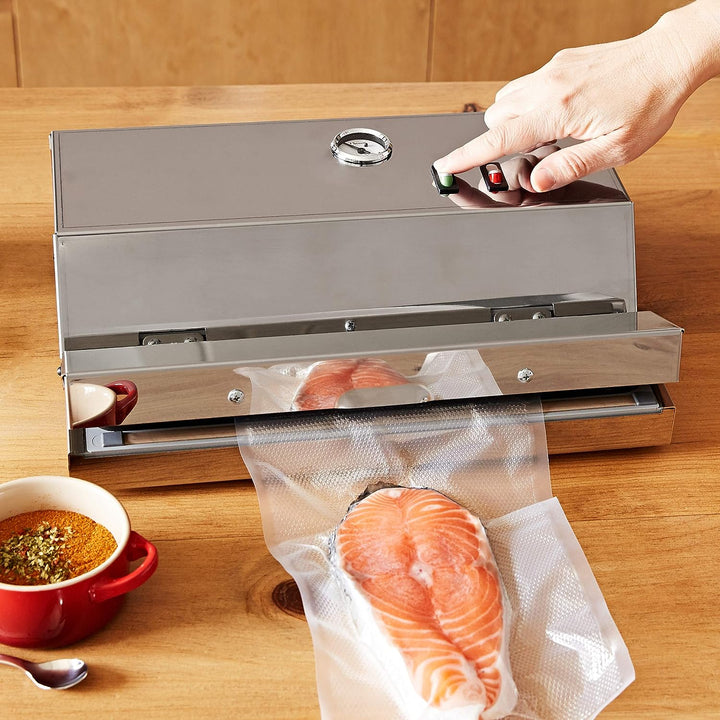 reber-9709 in Gerät zu Verpackung Vakuum Automatische ECOPRO 30, 850mb 18 L/min Edelstahl 200 Watt g