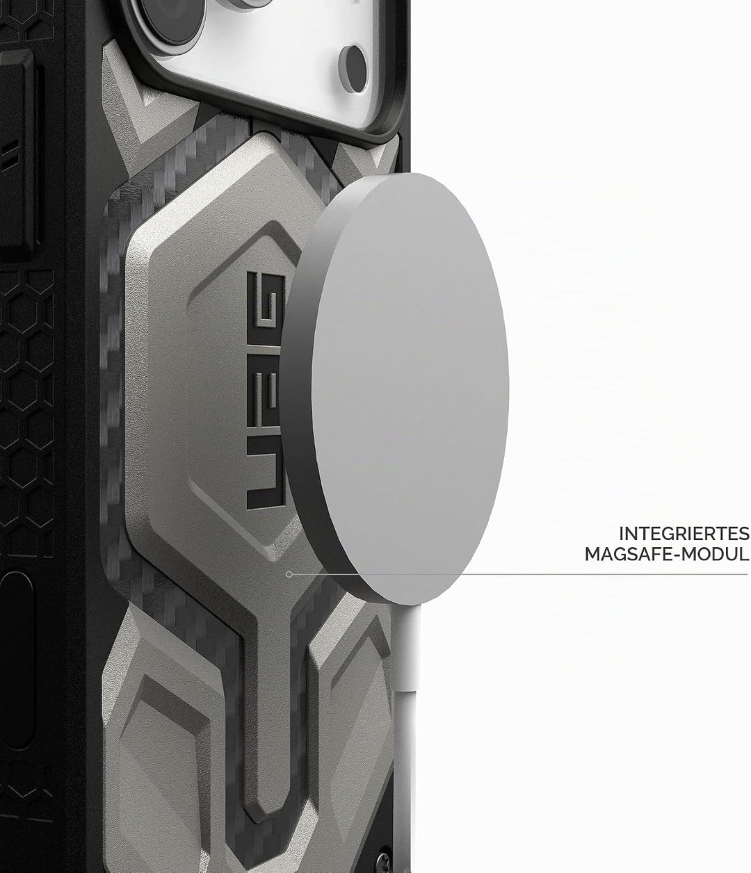 URBAN ARMOR GEAR Monarch Pro Case kompatibel mit Apple iPhone 17 Pro Max Hülle (Wireless Charging/Ma