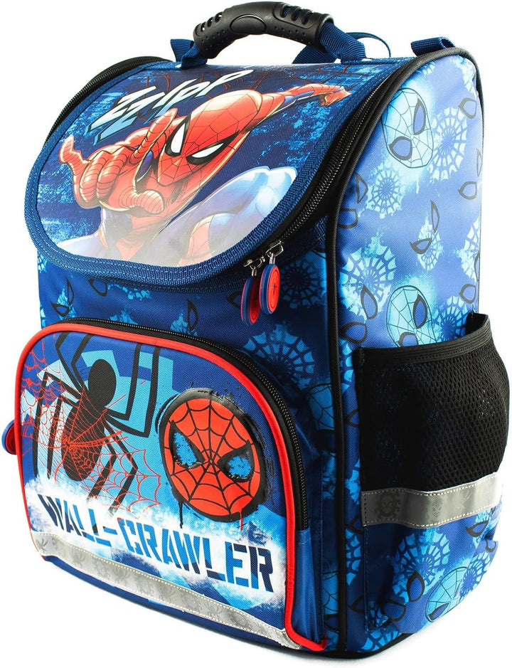 Schulranzen Set Spiderman Marvel, Grundschule Jungen, 4-teilig leicht ergonomisch