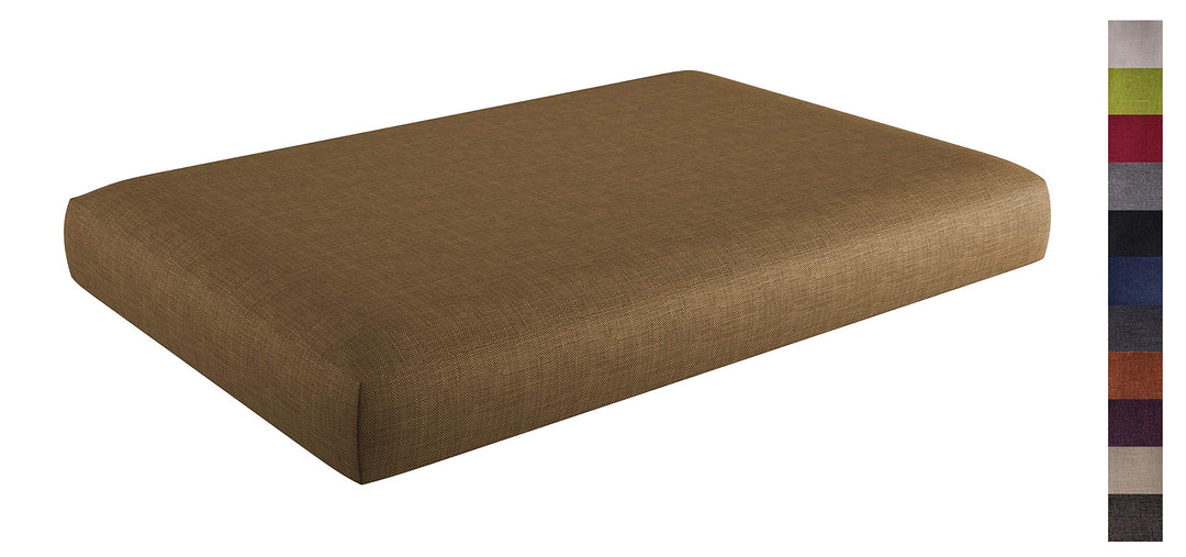 sunnypillow Palettenkissen für Gartenmöbel - Sitzkissen 120x80x15 cm - Palettenauflage für Palettens