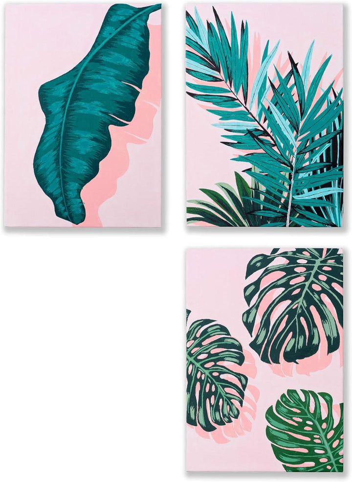 Dabble Premium Set Malen nach Zahlen für Erwachsene - 3 Stück - Mit Zubehör: Leinwand, Rahmen, Acryl