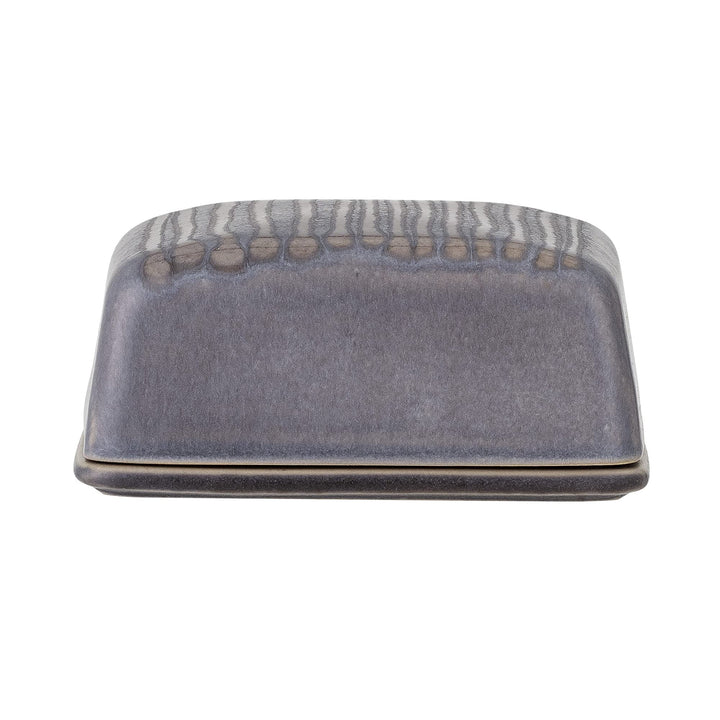 Bloomingville Butterdose Raben, grau, Keramik