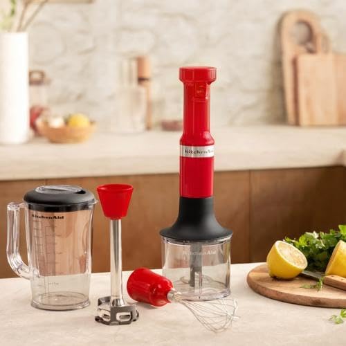 KitchenAid 5KHBV83EER Tauchmixer, Rot
