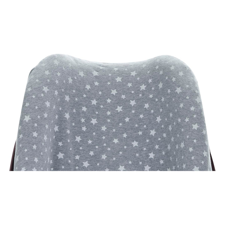 JYOKO KIDS Baumwollbezug für Autositz kompatibel mit Pebble Maxi Cosi, Bebe Confort (White Star), Wh