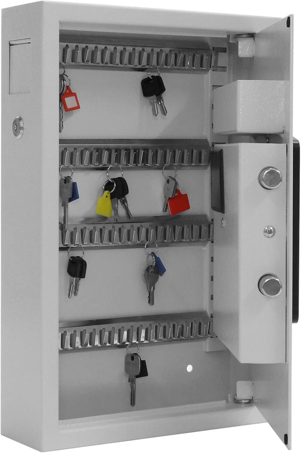Rottner Keytronic 48 Schlüsseltresor Stahl Elektronikschloss Notöffnung möglich 48 Schlüsselanhänger
