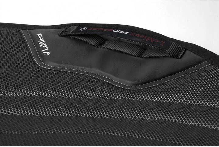 LeMieux Prosport Lustre Close Contact Square (D-Ring), Satteldecke Unisex Erwachsene L Schwarz, L Sc