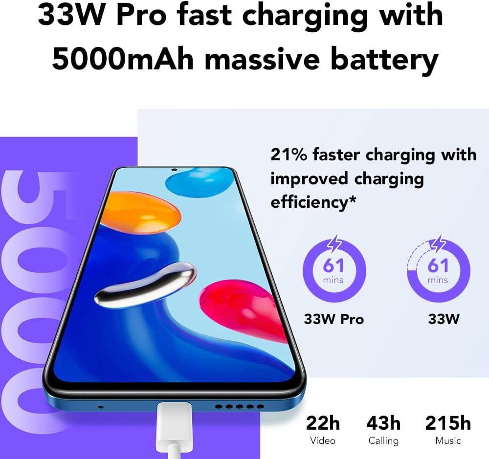 Xiaomi Redmi Note 11 - Smartphone 4GB + 128GB, 6,43" FHD+ DotDisplay, Snapdragon 680, 50 MP Quad-Kam