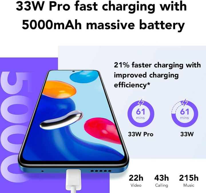 Xiaomi Redmi Note 11 - Smartphone 4GB + 128GB, 6,43" FHD+ DotDisplay, Snapdragon 680, 50 MP Quad-Kam