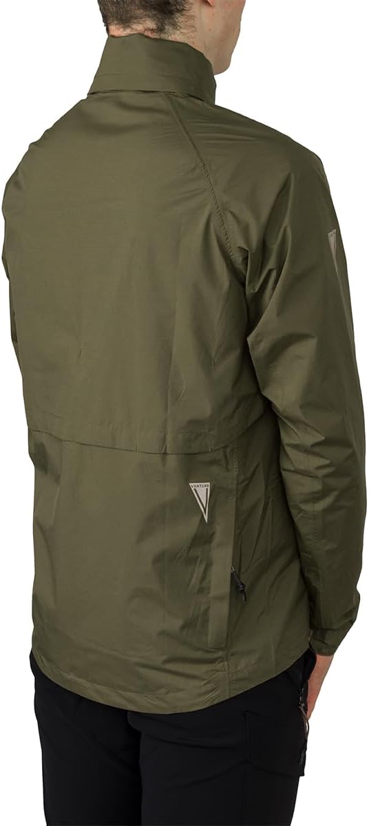 AGU Giacca Compact Rain Venture Unisex Verde Militare