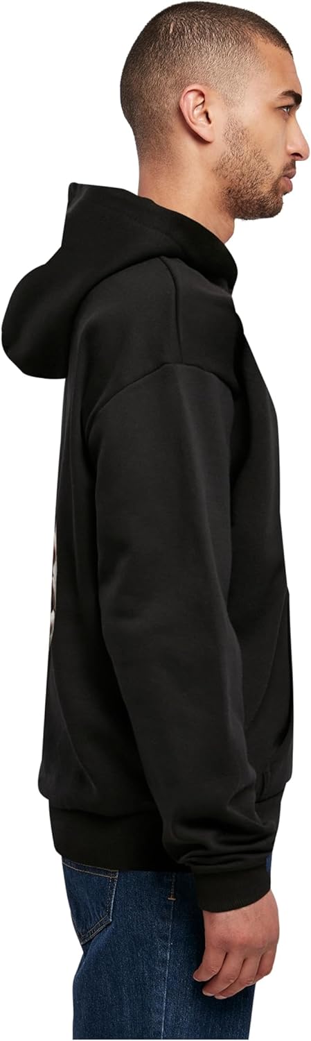 Mister Tee Herren Le Papillon Heavy Oversize Hoody XS Schwarz, XS Schwarz