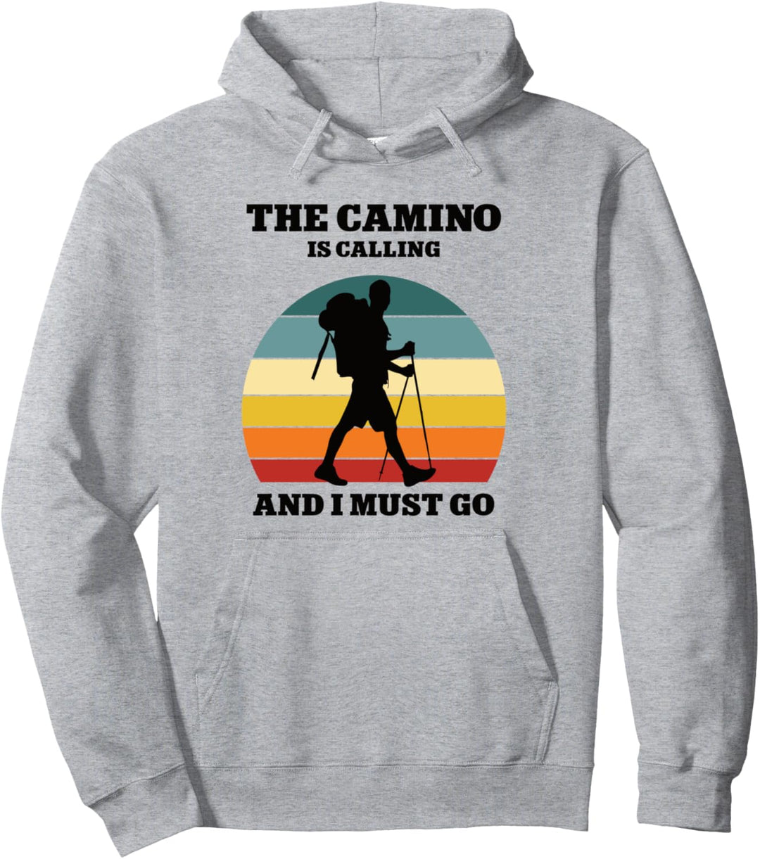 Pilgern Pilger Zubehör Wander Kleidung Wanderer Camino Pullover Hoodie