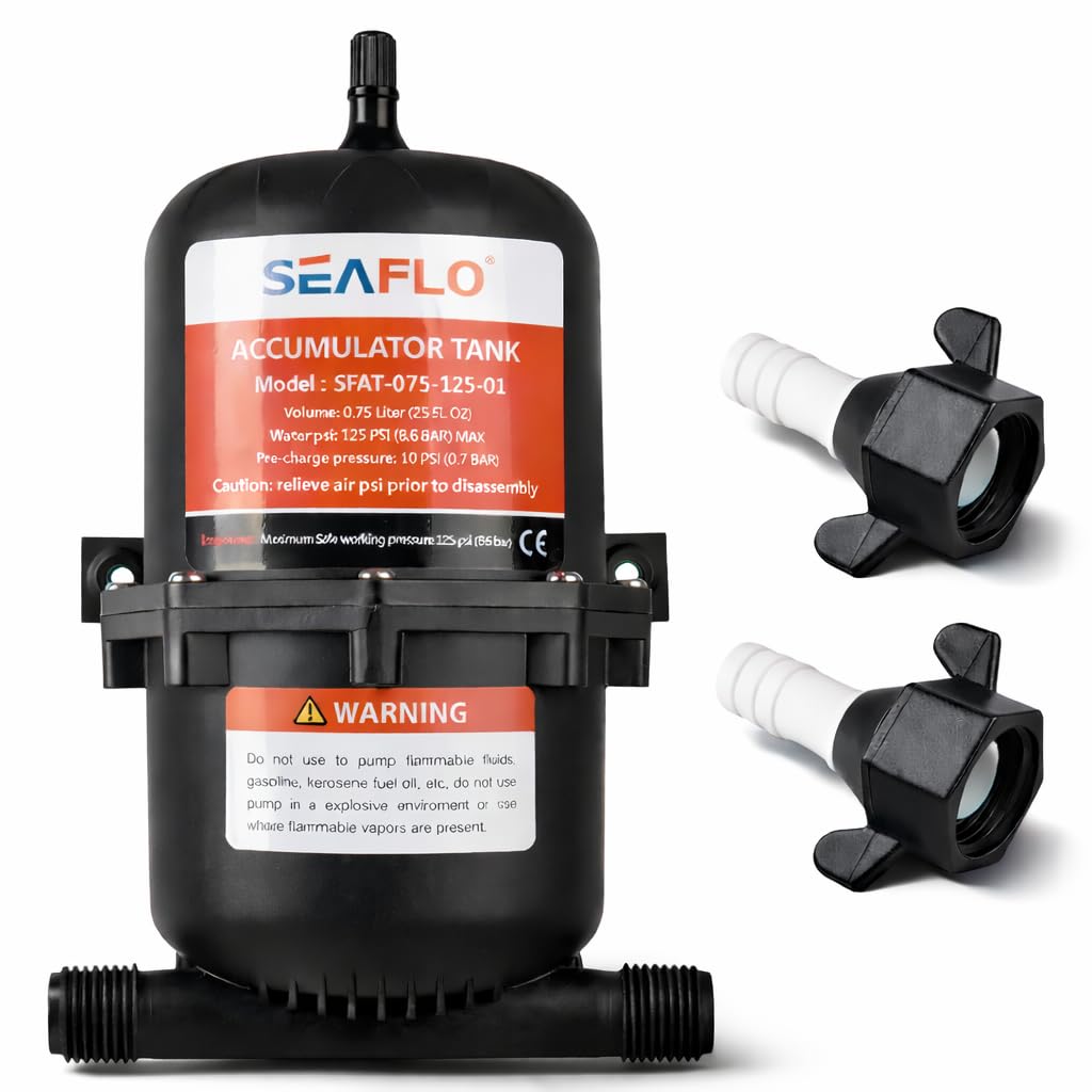 SEAFLO Wasserpumpe für Akkumulator, 125 psi, 666 g