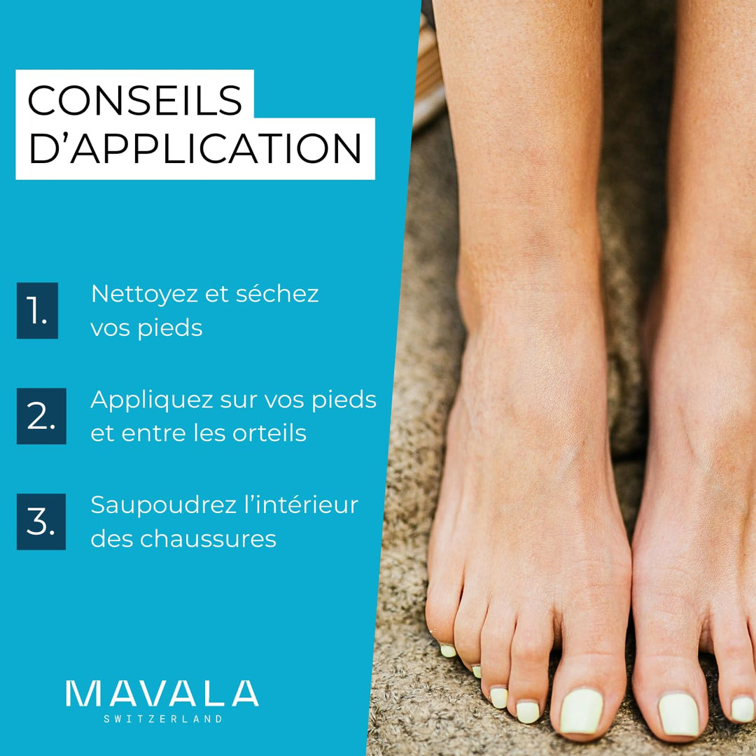 Mavala Talcum Puder für Füsse