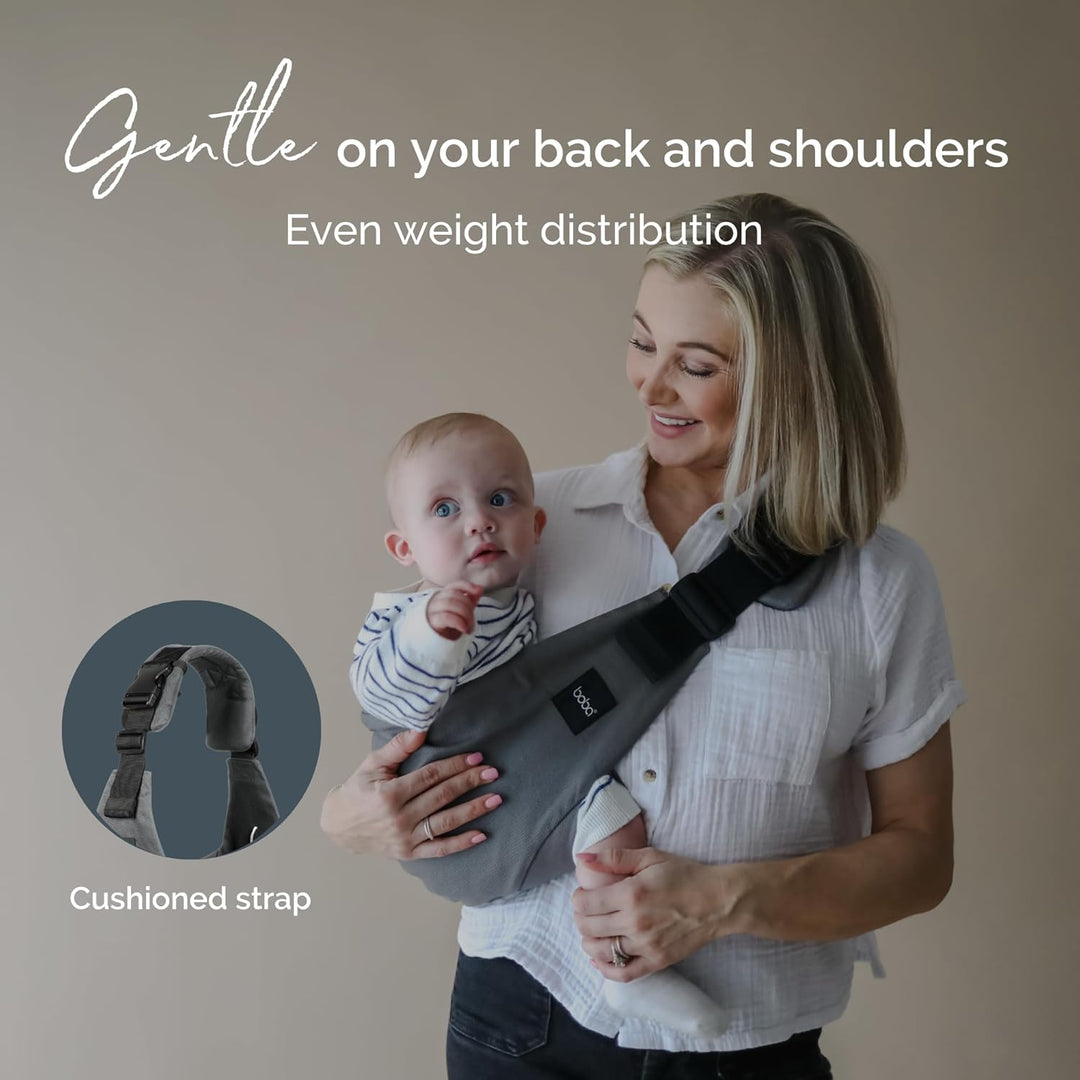Boba Buddy Hüfttrage Baby bis Kleinkind - 100% Baumwoll Babytrage Seitlich, Kindertrage mit verstell