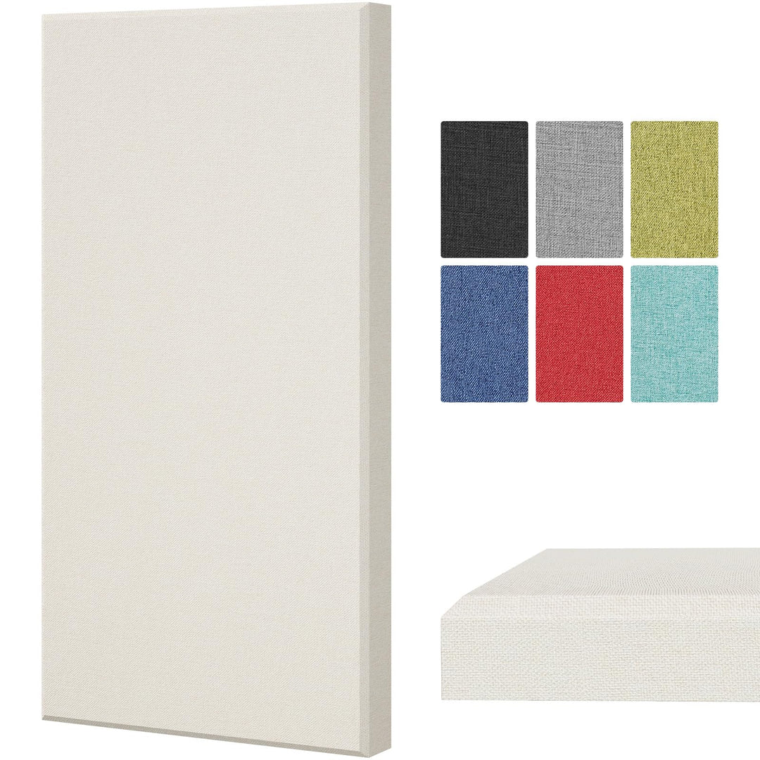 TONOR gross Fiberglas Akustikpaneele, 100x50x4 cm Akustikbild Schallabsorber Wand aus Wanddekoration