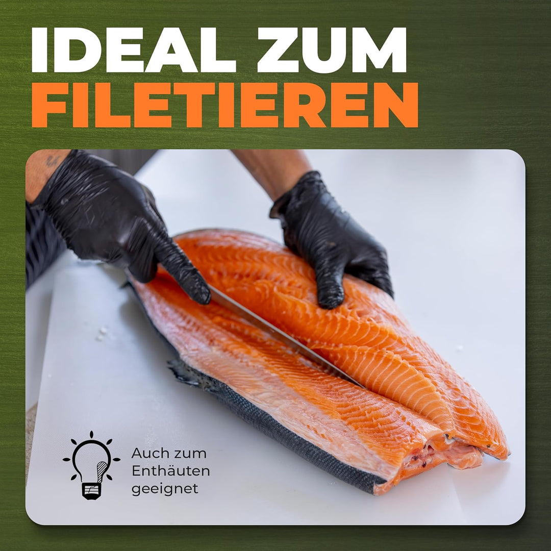 Messerfieber® Filetiermesser 16 cm [Mit Edelstahlklinge & T10-Griff] – inkl. Kydex-Scheide – Filetie