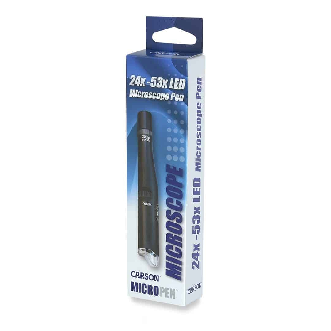 Carson MicroPen 24x-53x Mikroskop- und Lupenstift mit LED (MP-300)