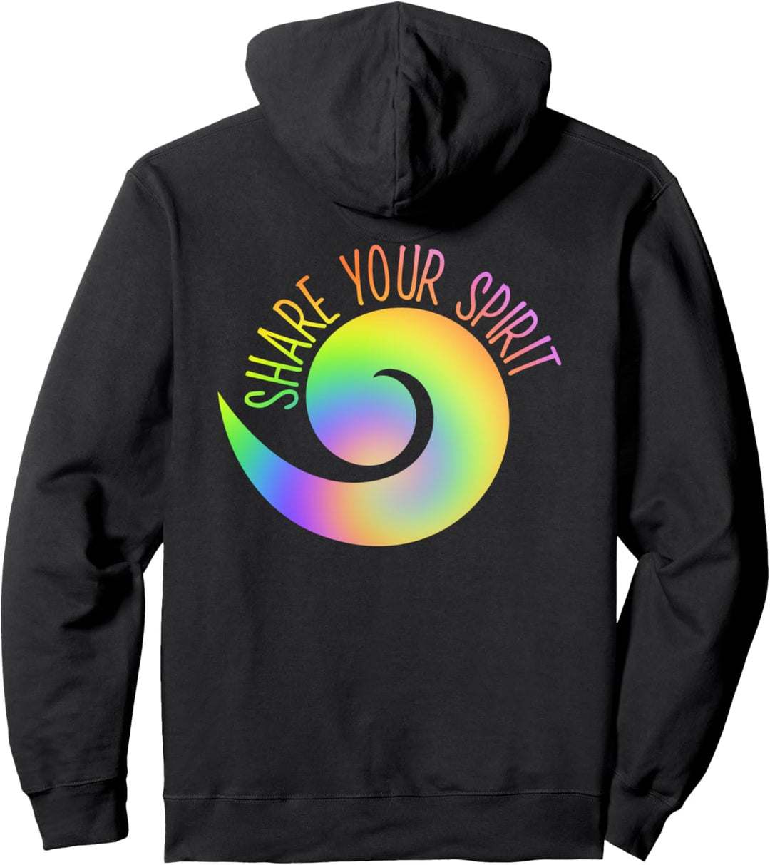 SHARE YOUR SPIRIT - Power Spiral 1 - Fan Fun Pullover Hoodie