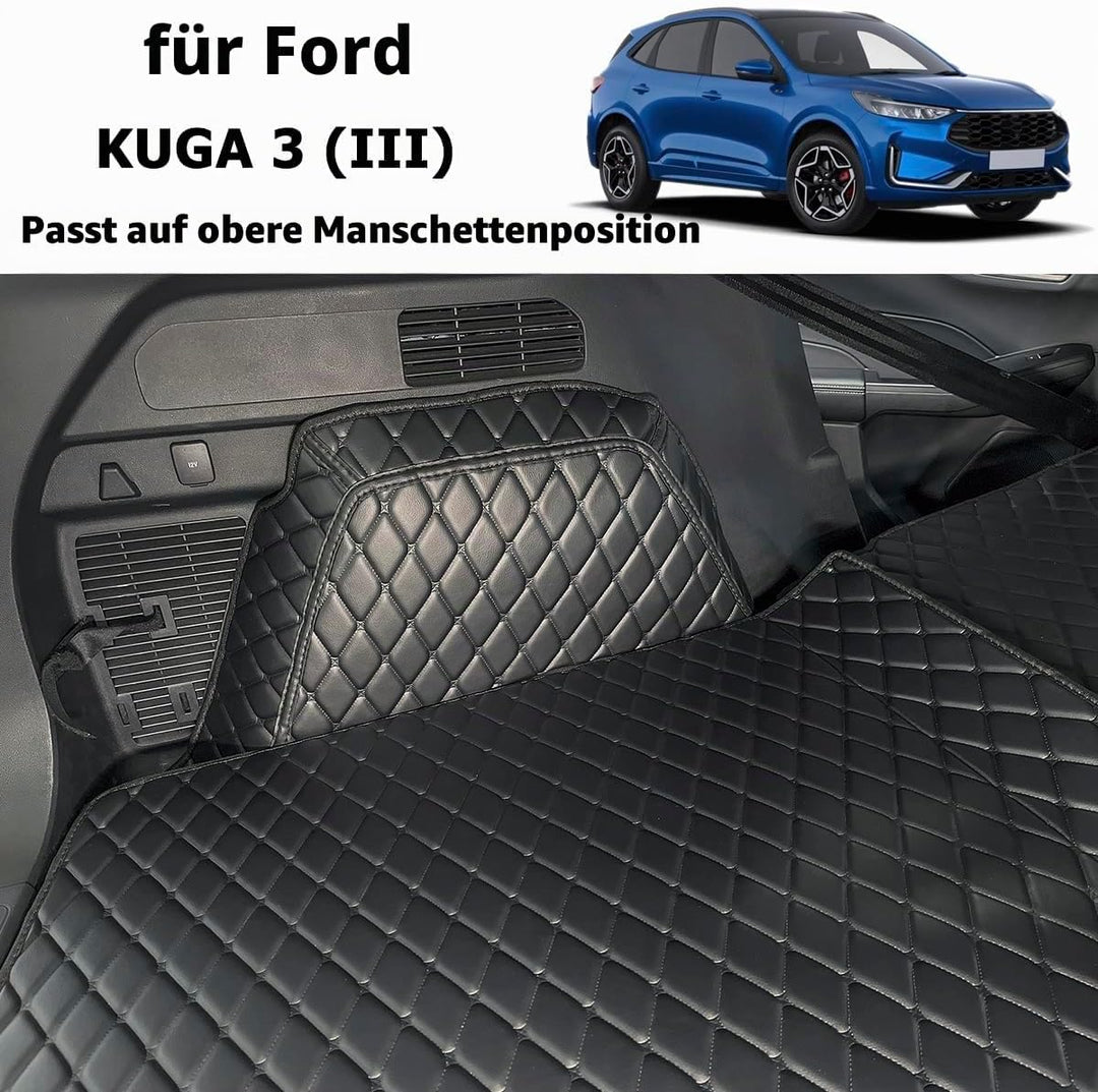 Kofferraumwanne kompatibel mit Ford KUGA 3 (III) 2019-2026 (obere Ladeboden) Kofferraummatte Kofferr