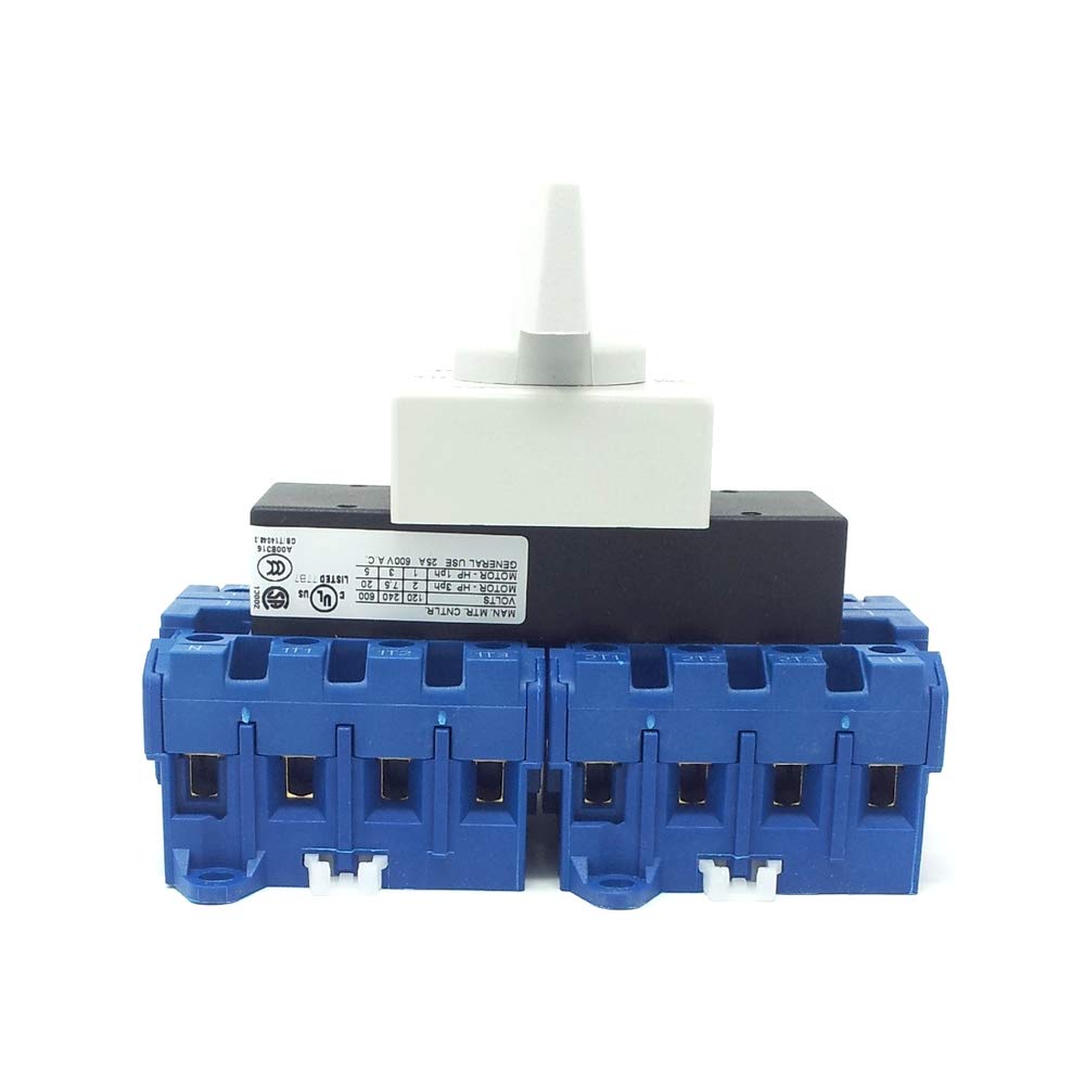 Kraus&amp;Naimer KG20A T904 VE2 +F437 Umschalter 4-polig 25A mit Stellung Netz 0 Notstrom Schnappbefesti