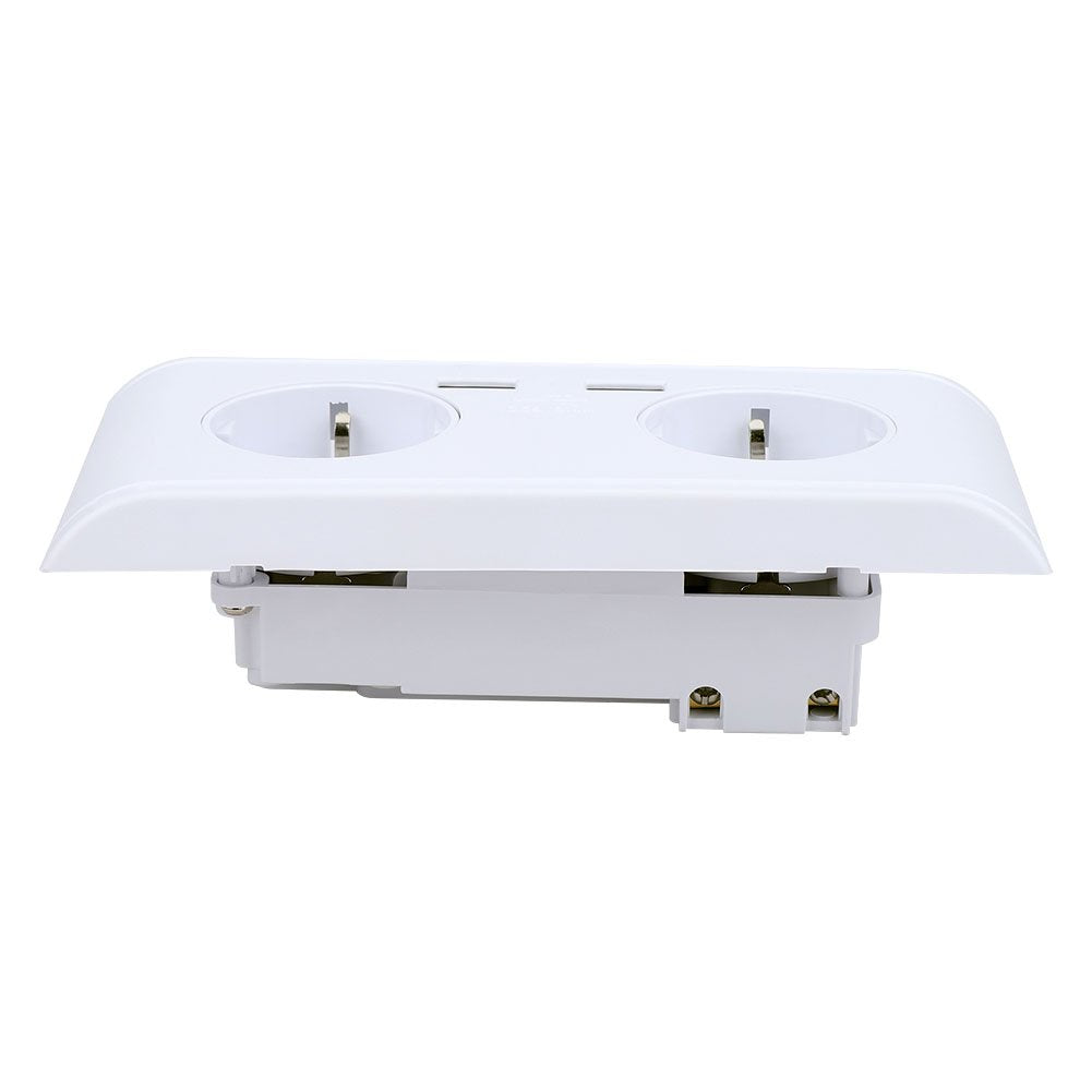Garosa Steckdose Multifunktion EU Stecker Hochgeschwindigkeits Ladegerät Buchse mit Dual USB Anschlu