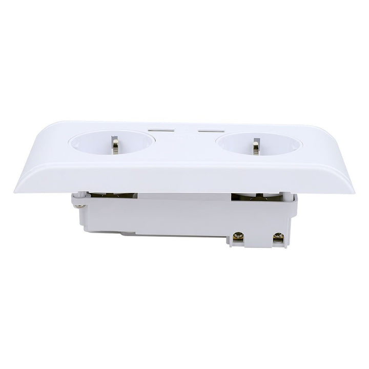 Garosa Steckdose Multifunktion EU Stecker Hochgeschwindigkeits Ladegerät Buchse mit Dual USB Anschlu