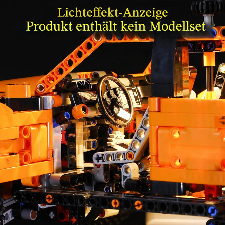 GEAMENT LED Licht-Set Kompatibel mit Lego Ford F-150 Raptor Pick-Up Truck - Beleuchtungsset für Tech