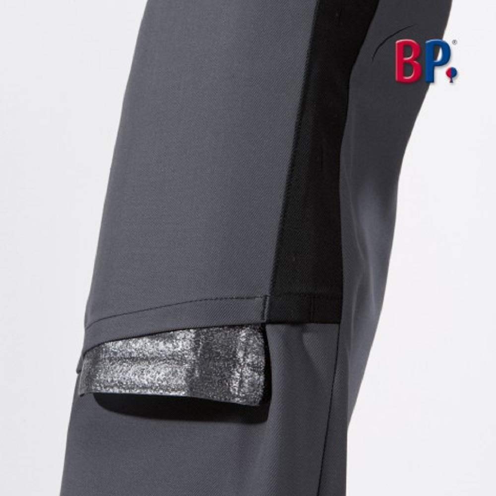 BP 2431-820-5332-44n Latzhose, Stretch-Hosenträger mit Clipbefestigungen, 320,00 g/m² , dunkelgrau/s