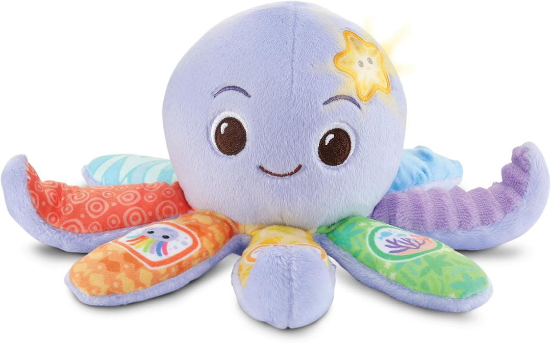 Vtech Baby - Babys Plüsch-Oktopus – Sensorisches Kuschelspielzeug zur Förderung der Wahrnehmung – Fü