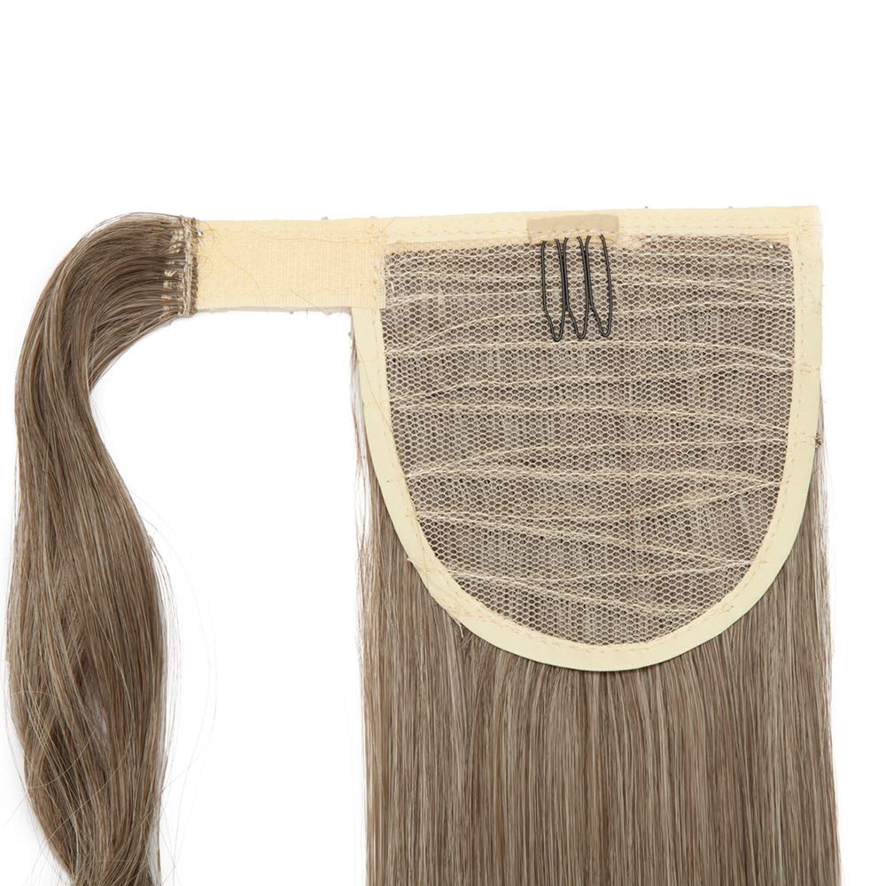 SEGO Ponytail Clip in Pferdeschwanz Extension Haarteil Haarverlängerung Zopf Hair Piece Glatt wie Ec