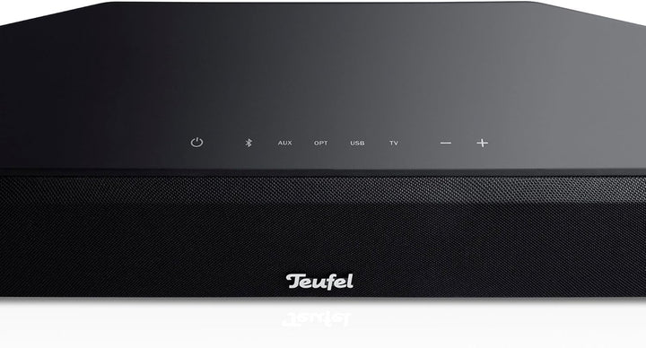 Teufel CINEBAR ONE Soundbar Bluetooth Sound Musik Games Film PC Notebook (Schwarz), Schwarz