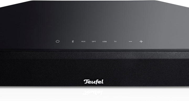 Teufel CINEBAR ONE Soundbar Bluetooth Sound Musik Games Film PC Notebook (Schwarz), Schwarz