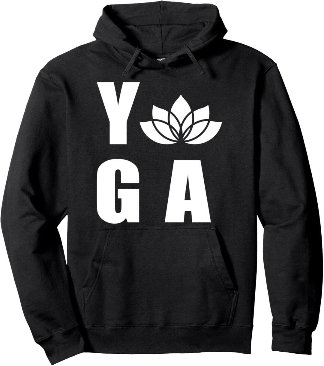 Yoga Blume Entspannung Sport Spiritualität Namaste Zen Pullover Hoodie