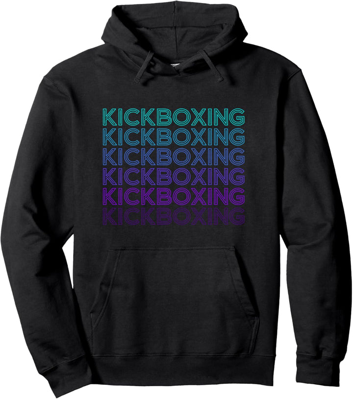 Kickboxen Retro Pullover Hoodie