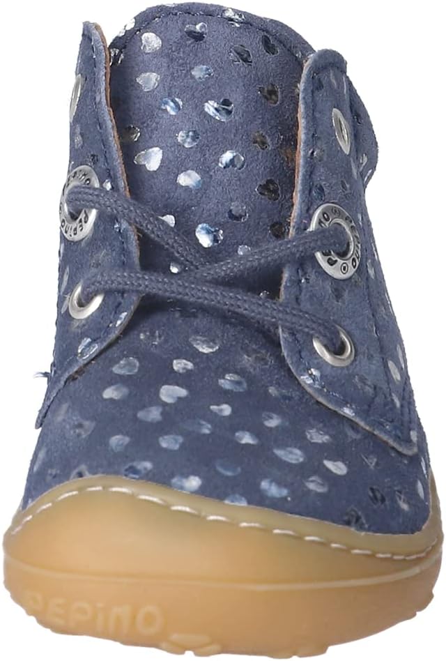 RICOSTA Mädchen und Jungen Stiefel DOTS, Kinder Lauflernschuhe, Weite: Mittel, lose Einlage 18 EU Bl