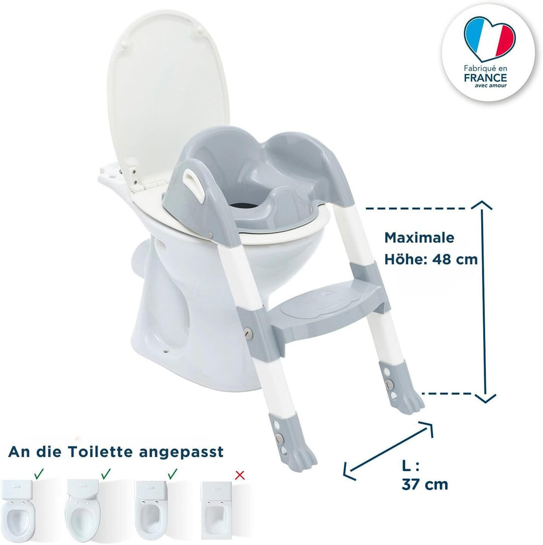 Thermobaby - Kinder-WC-Reduzierer - Kiddyloo - Clever, spielerisch & hygienisch - Verstellbare Beine