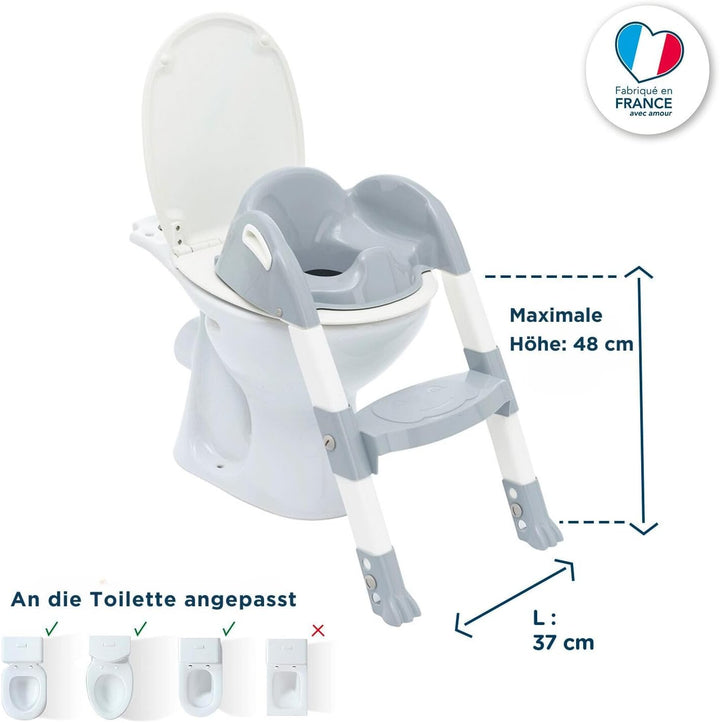 Thermobaby - Kinder-WC-Reduzierer - Kiddyloo - Clever, spielerisch & hygienisch - Verstellbare Beine