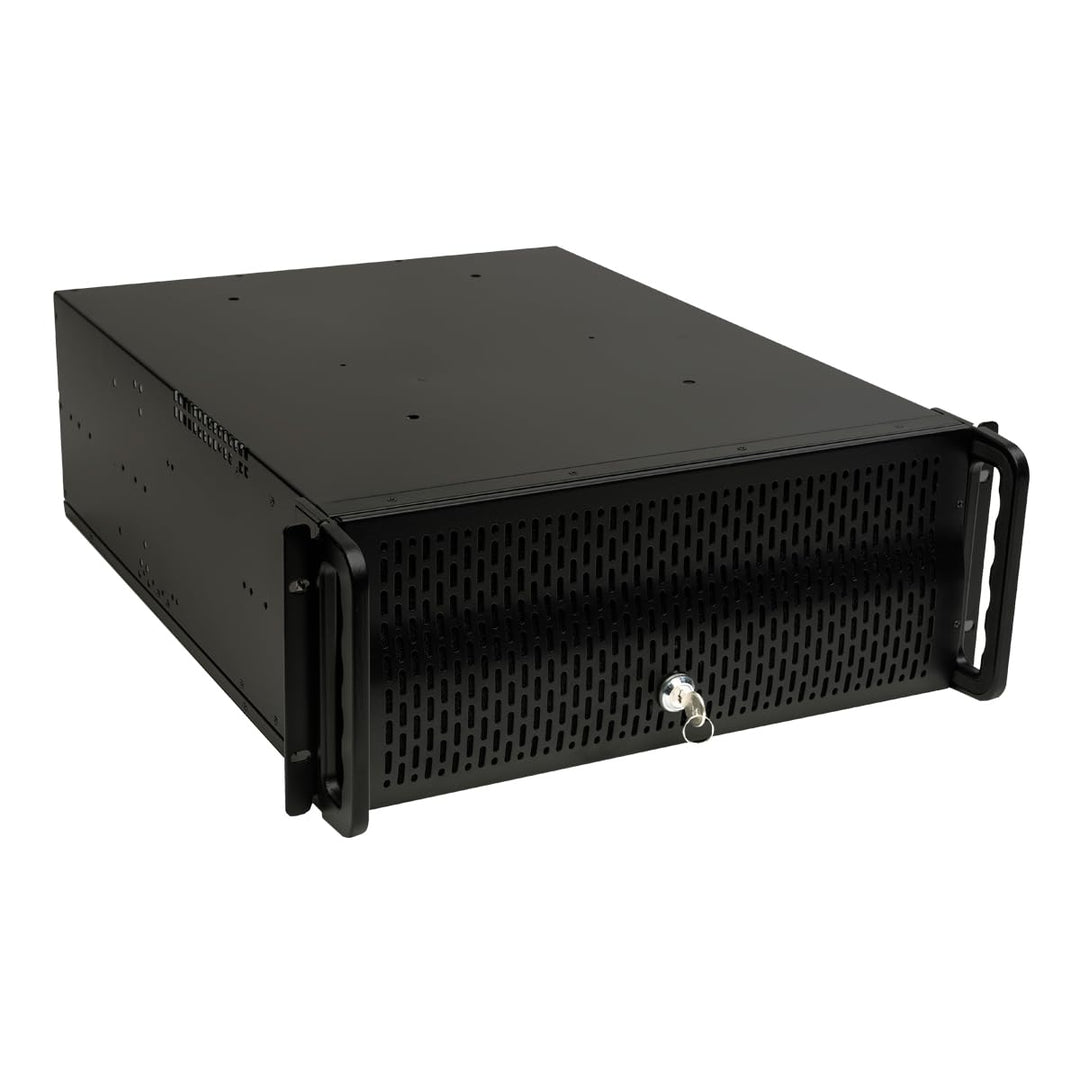 UNYKAch uk-4129 Rack-Gehäuse schwarz – PC-Gehäuse (Ablage, SGCC, Secc, ATX, Micro-ATX, 4U, Schwarz,